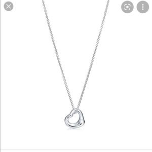 Tiffany floating heart necklace